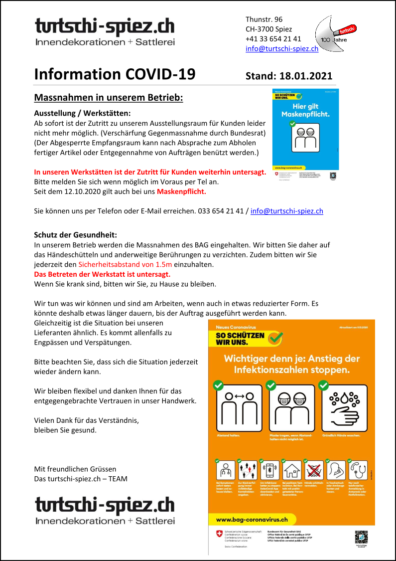 tsCOVID 19 Informationen 18012021