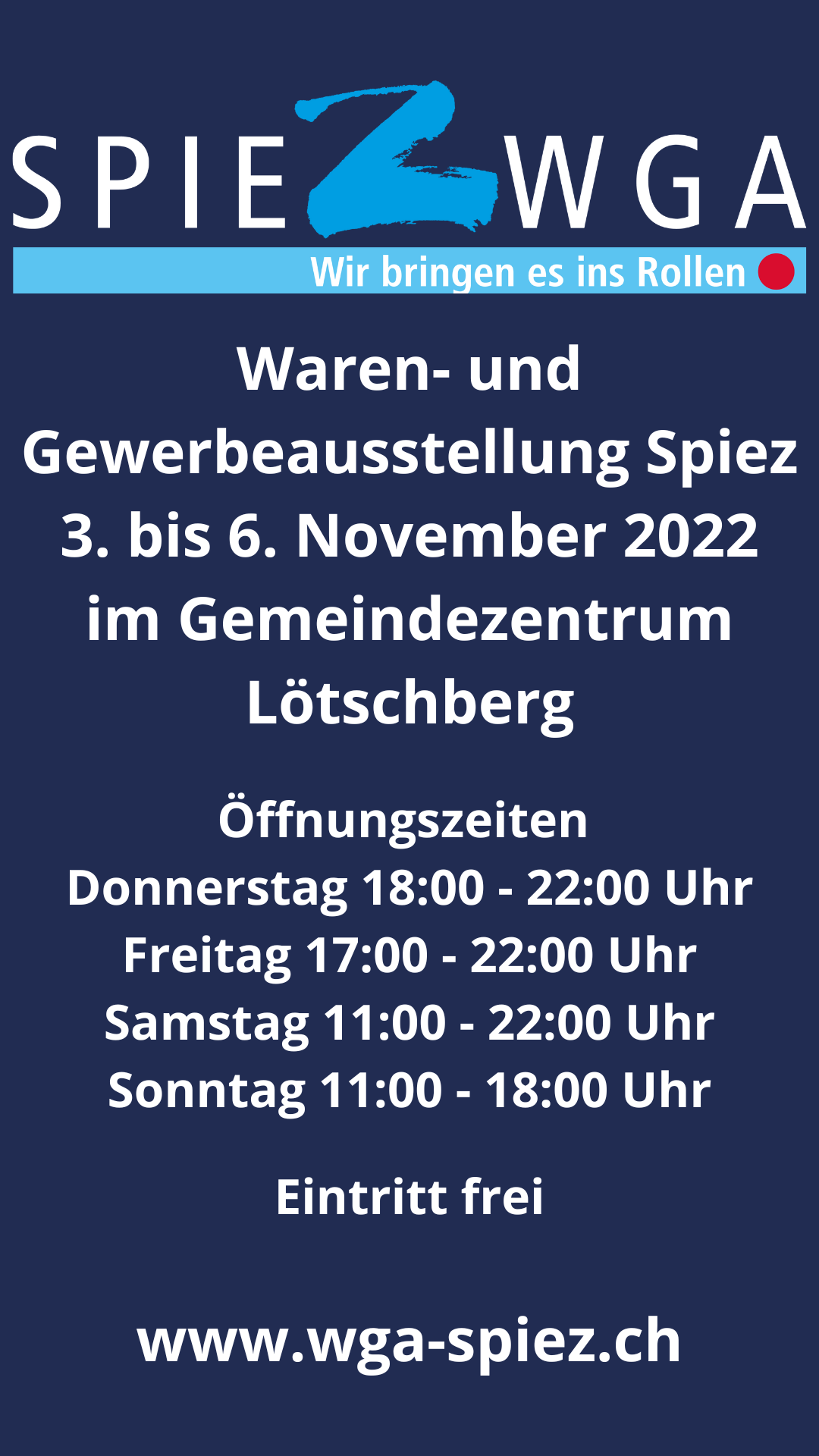tsWeb WGA 2022 Inserat mit ffnungszeiten