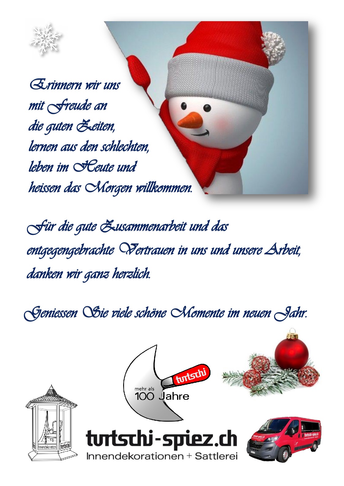 tsWeb Weihnachtskarte 2023