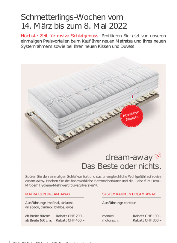 roviva Schmetterlingswochen 2022 Aktionsdetails 1