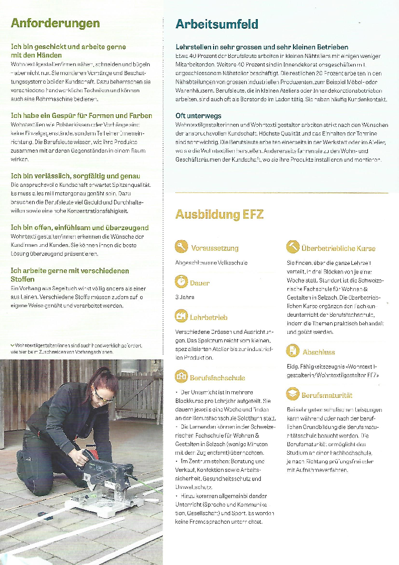 IN Broschre Wohntextilgestalterin Seite 2
